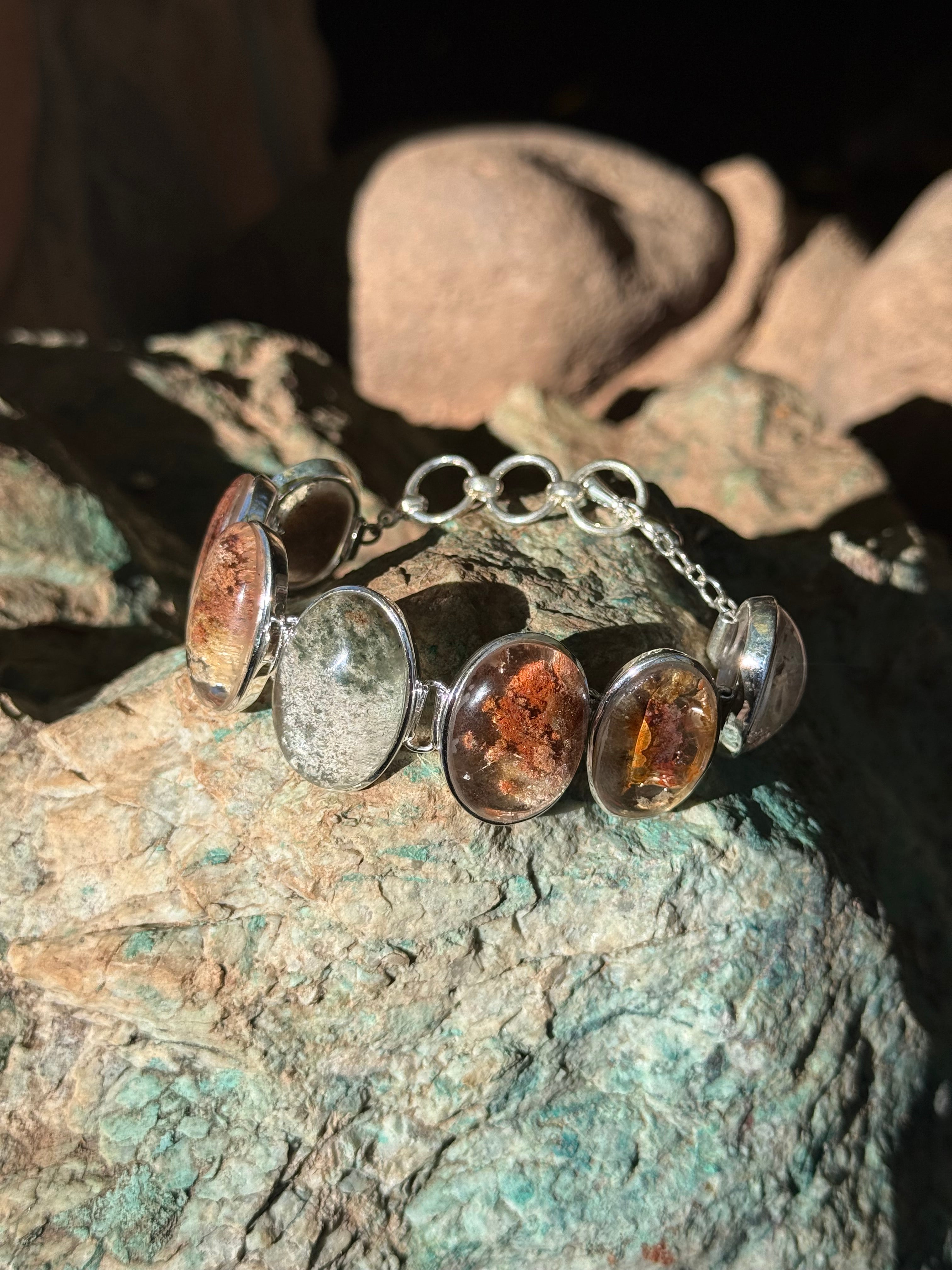 Starborn Lodolite Bracelet in Sterling Silver