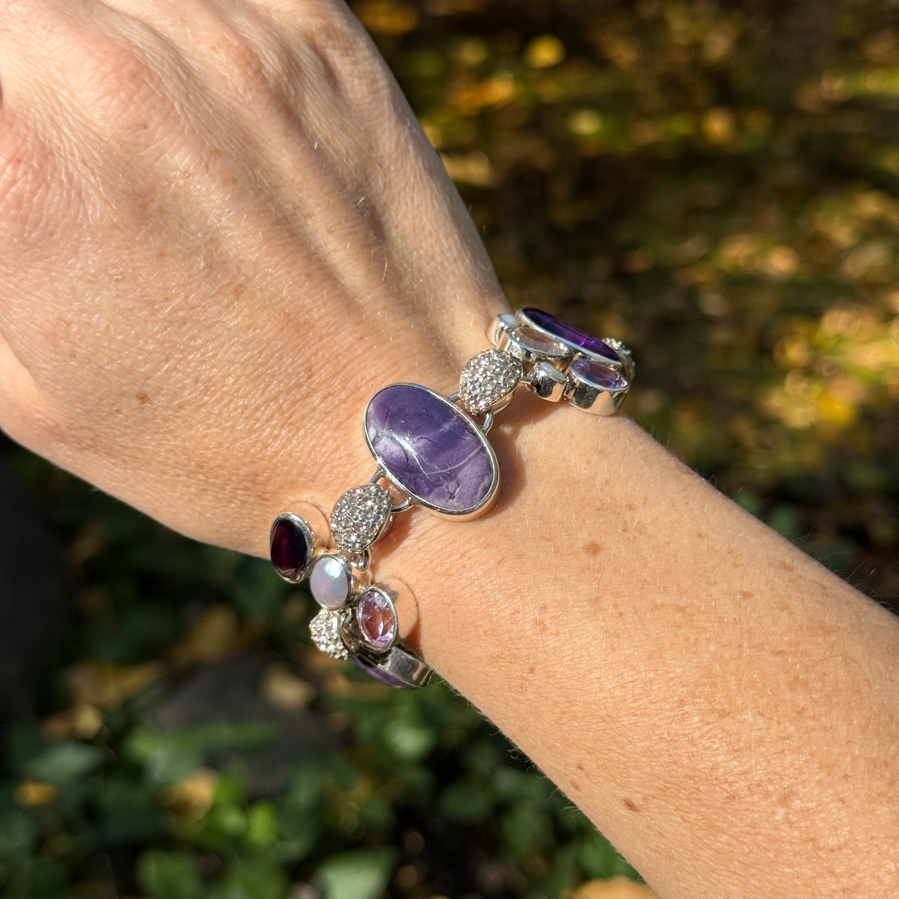 Starborn Tiffany Stone Statement Bracelet in Sterling Silver