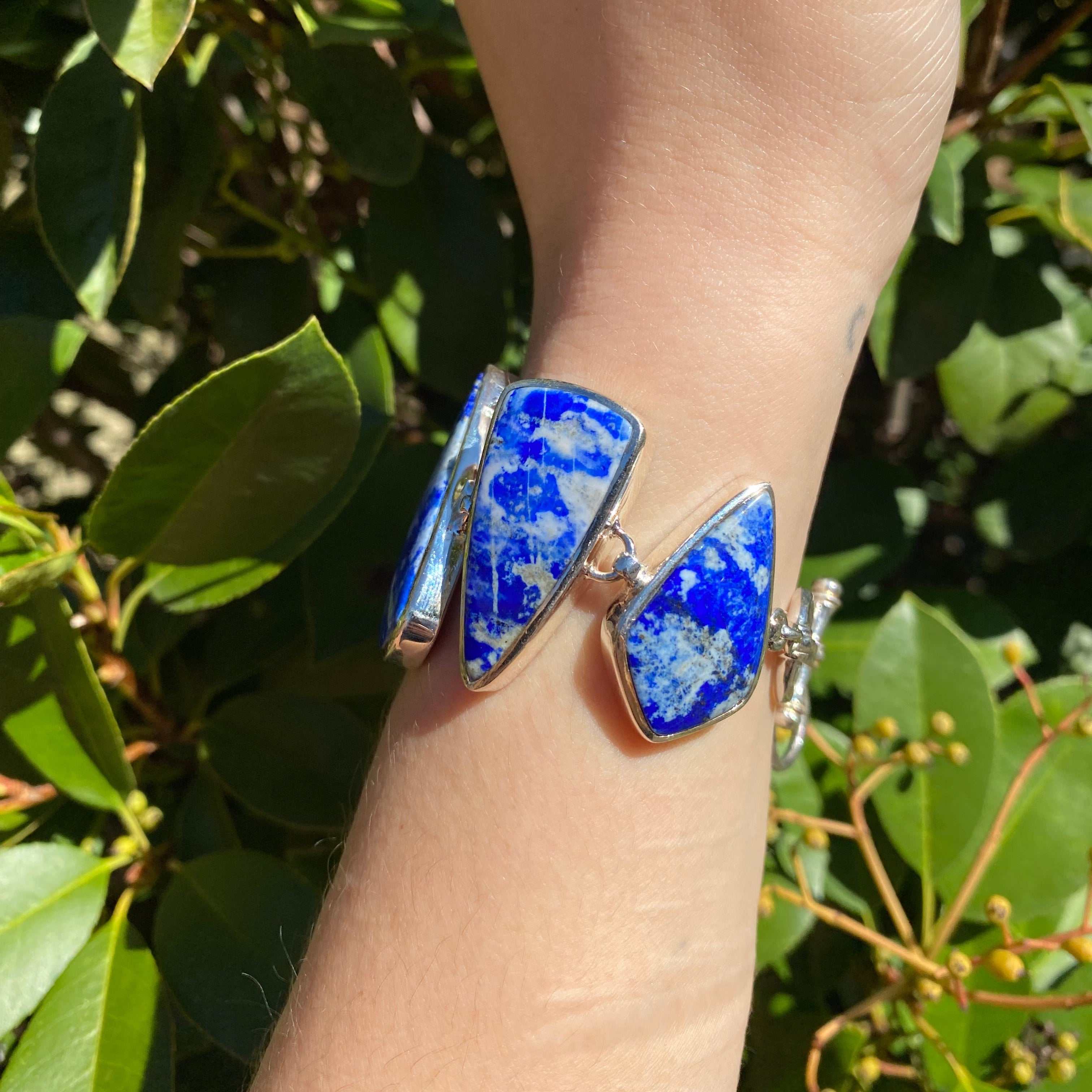 Starborn Lapis Lazuli Bracelet in Sterling Silver