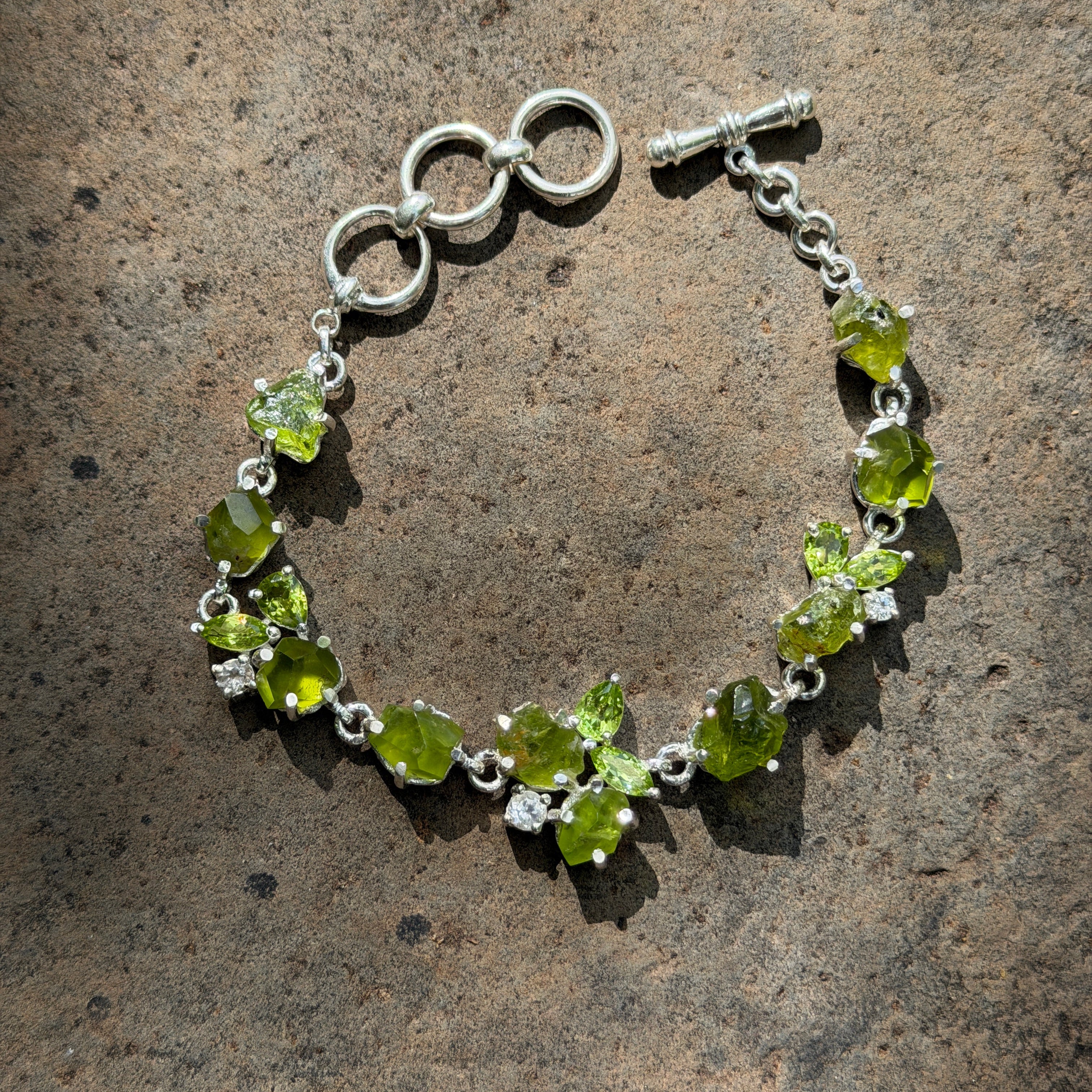 Starborn Arizona Peridot Bracelet in Sterling Silver