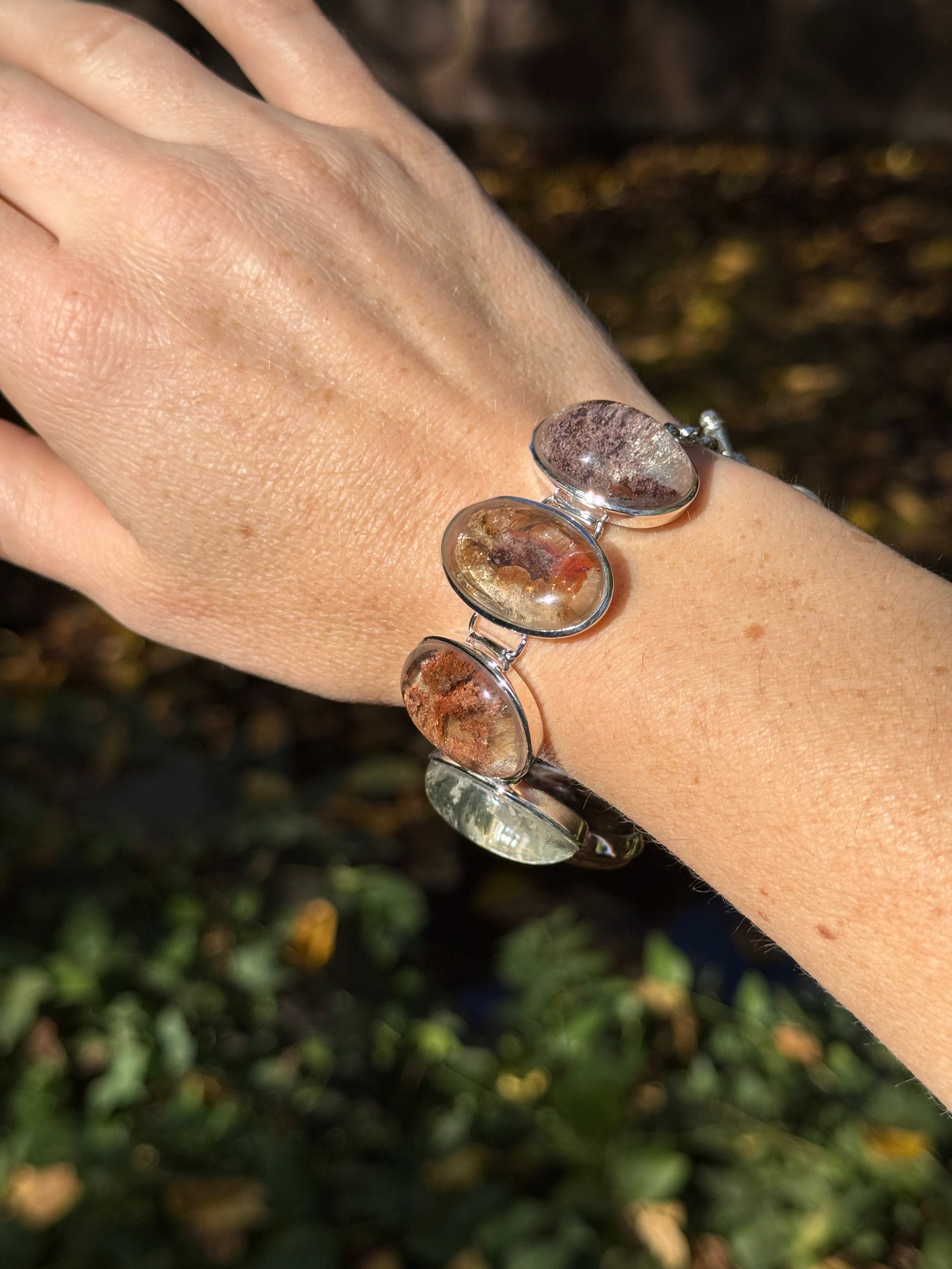 Starborn Lodolite Bracelet in Sterling Silver