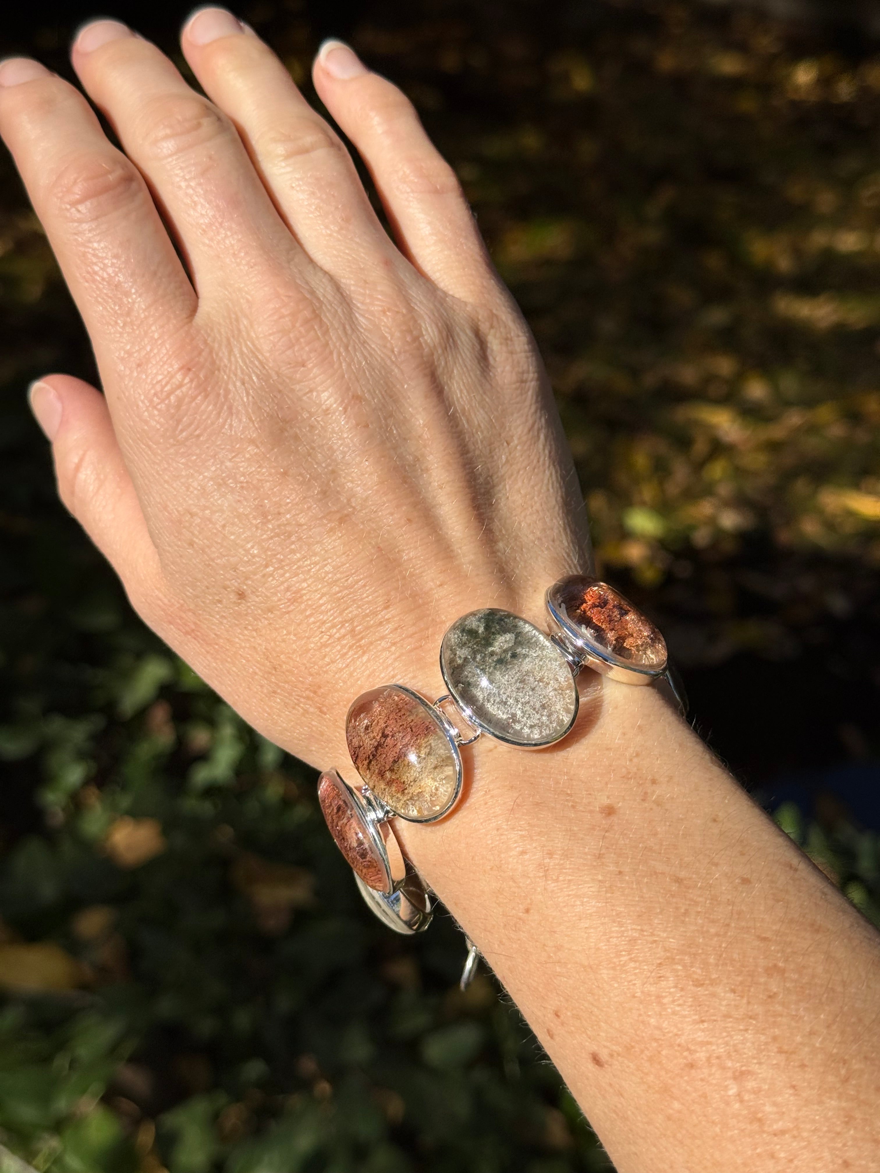 Starborn Lodolite Bracelet in Sterling Silver