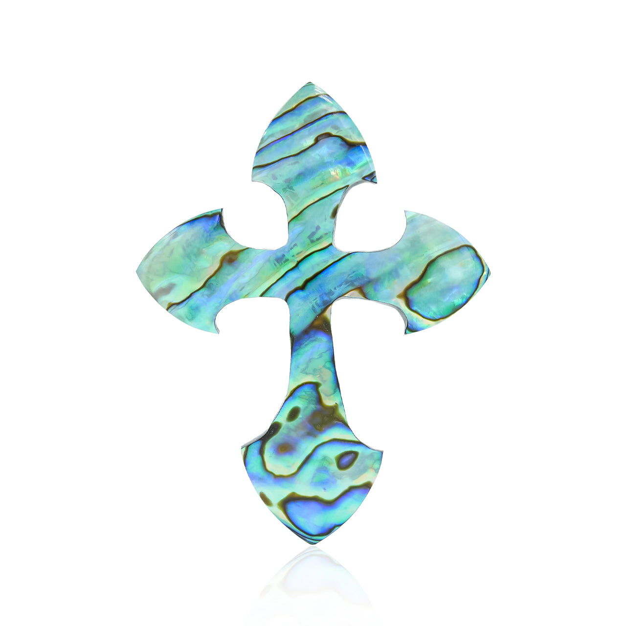 Starborn Abalone Shell Cross Cabochon - 1 Piece
