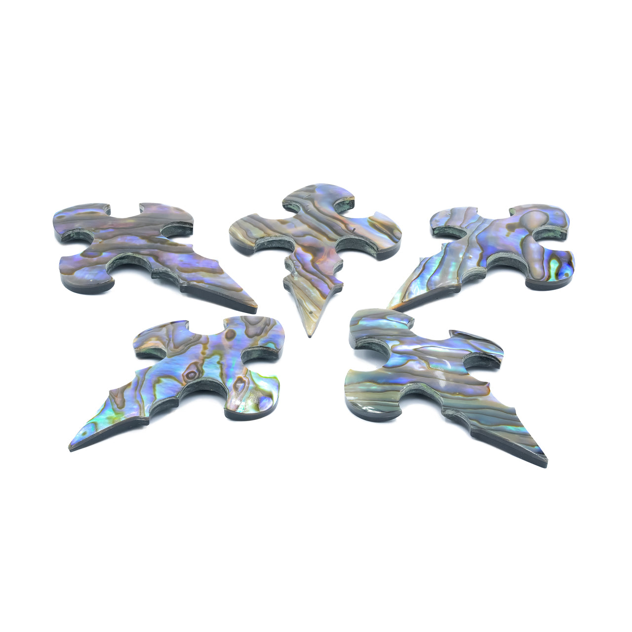 Starborn Abalone Shell Cross Cabochon - 1 Piece