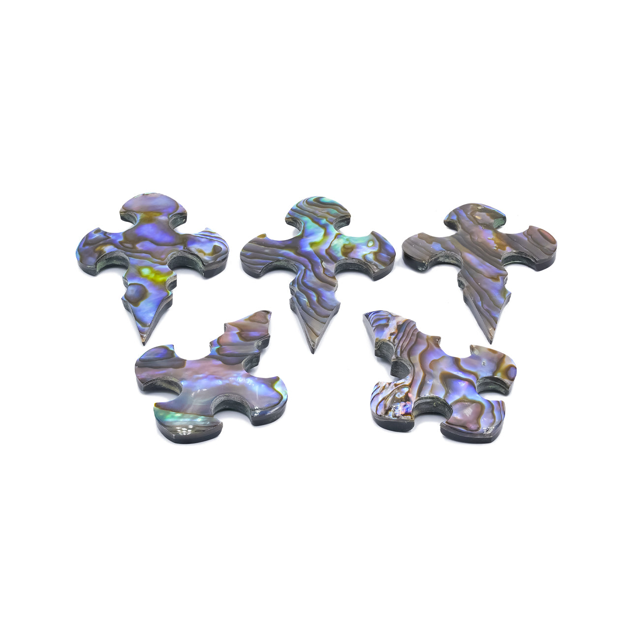 Starborn Abalone Shell Cross Cabochon - 1 Piece
