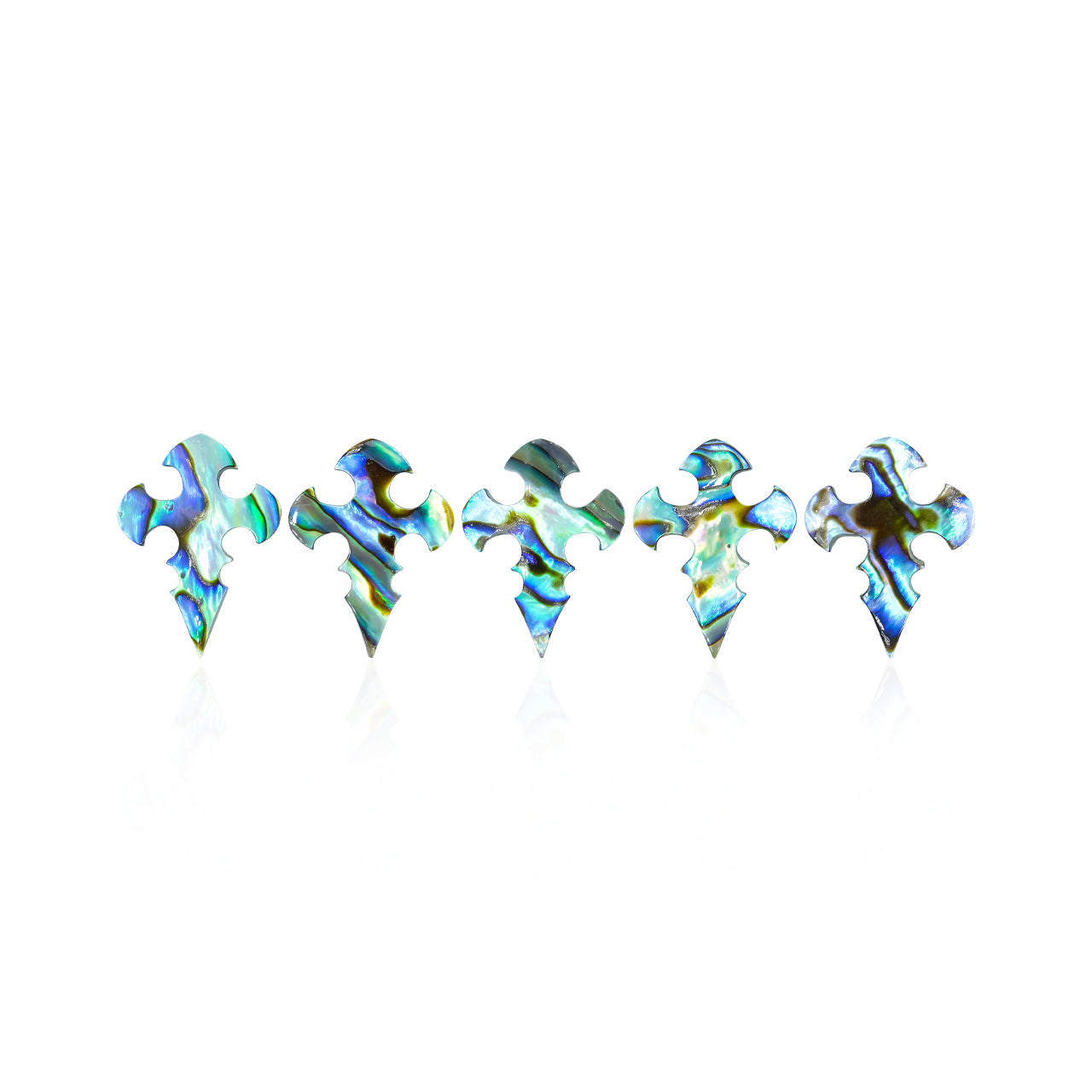 Starborn Abalone Shell Cross Cabochon - 1 Piece