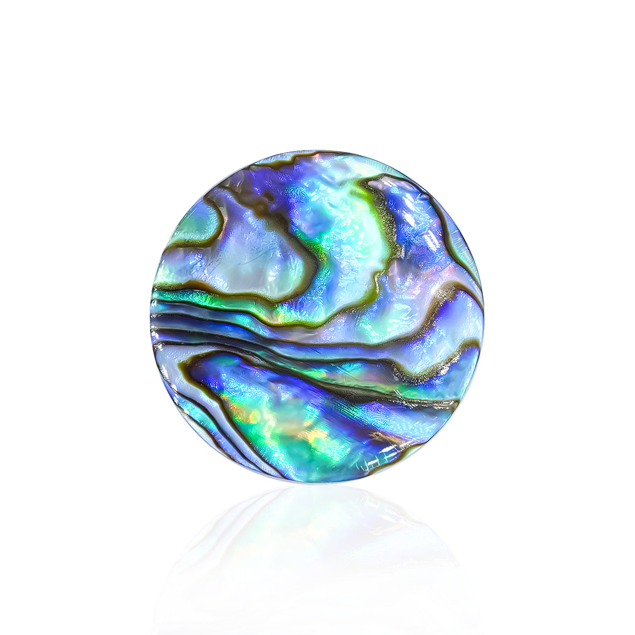 Starborn Abalone Shell Round Cabochon - 1 Piece