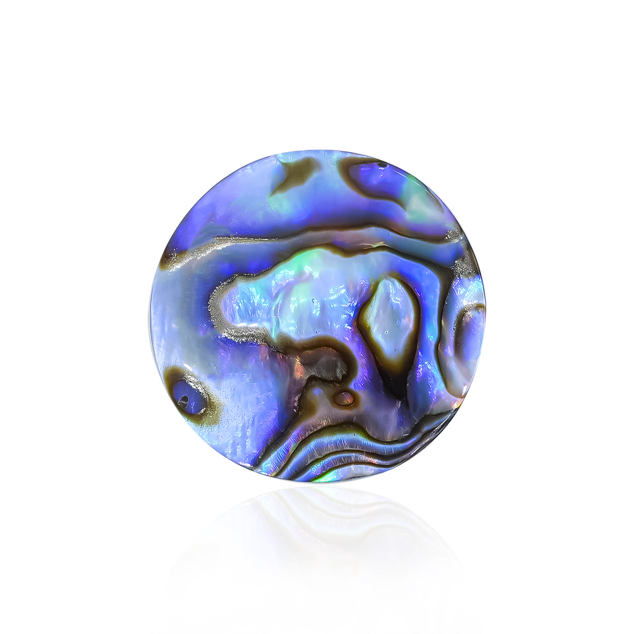 Starborn Abalone Shell Round Cabochon - 1 Piece
