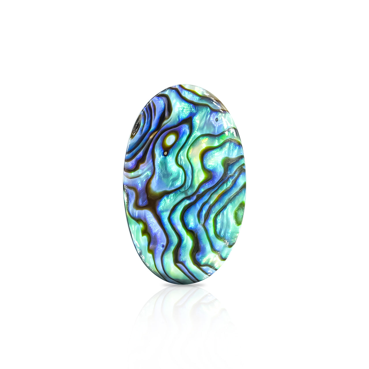 Abalone Shell oval cabochon 25x15 mm
