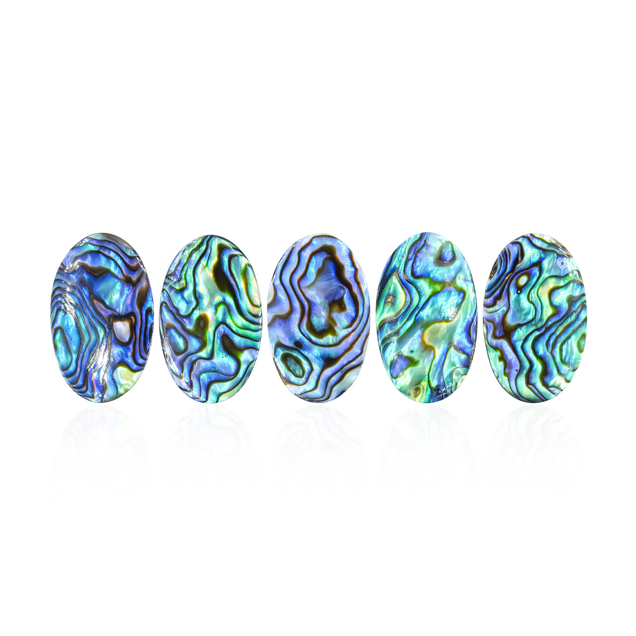 Abalone Shell oval cabochon 25x15 mm