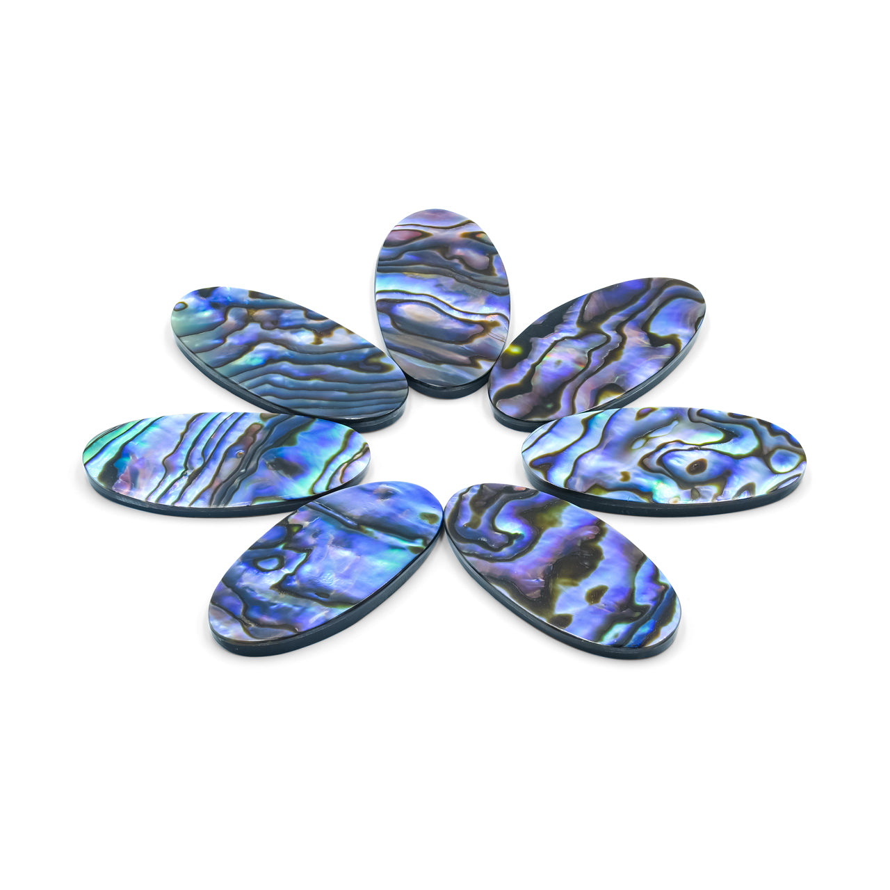 Abalone Shell oval cabochon 30x15 mm