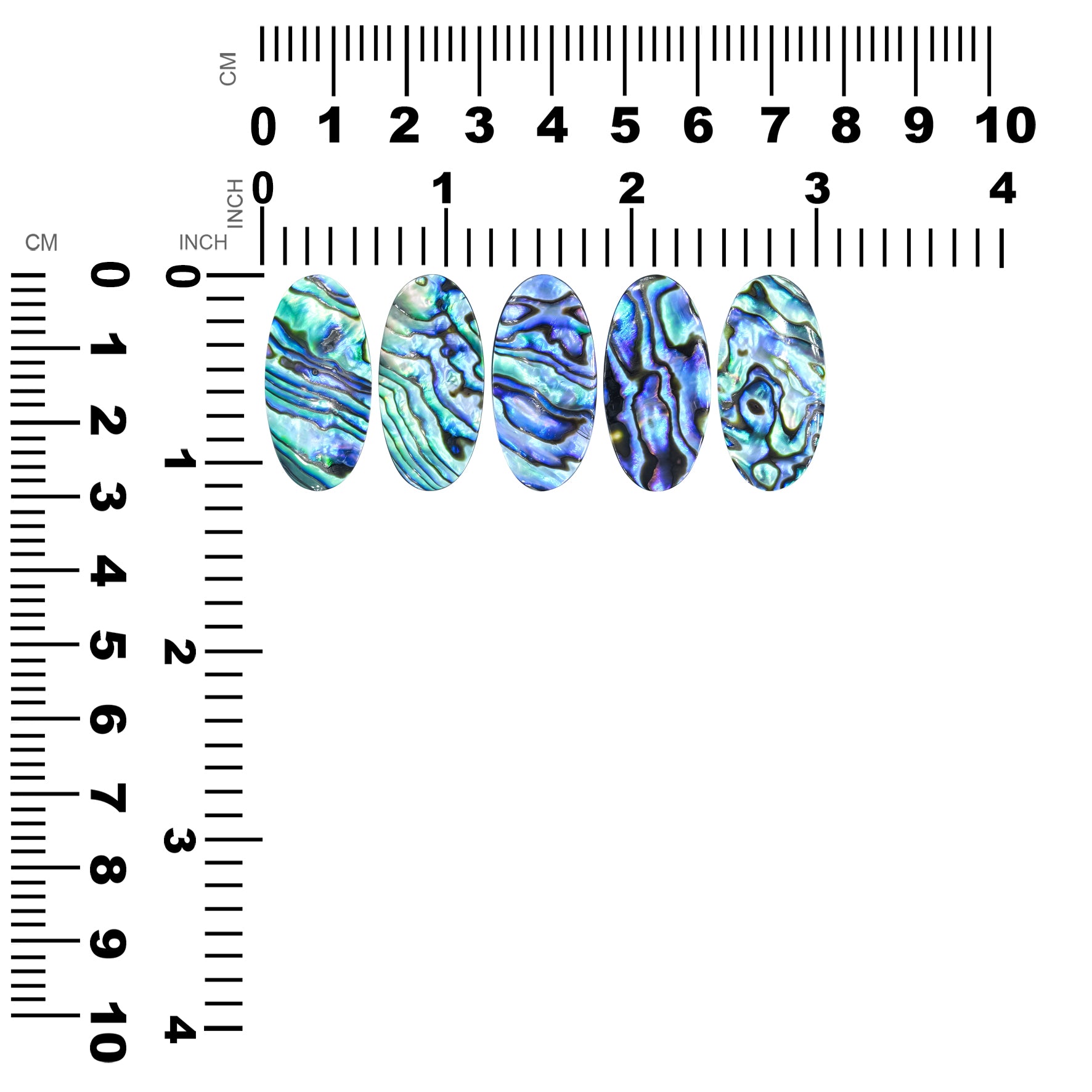 Starborn Abalone Shell Oval Cabochon - 1 Piece