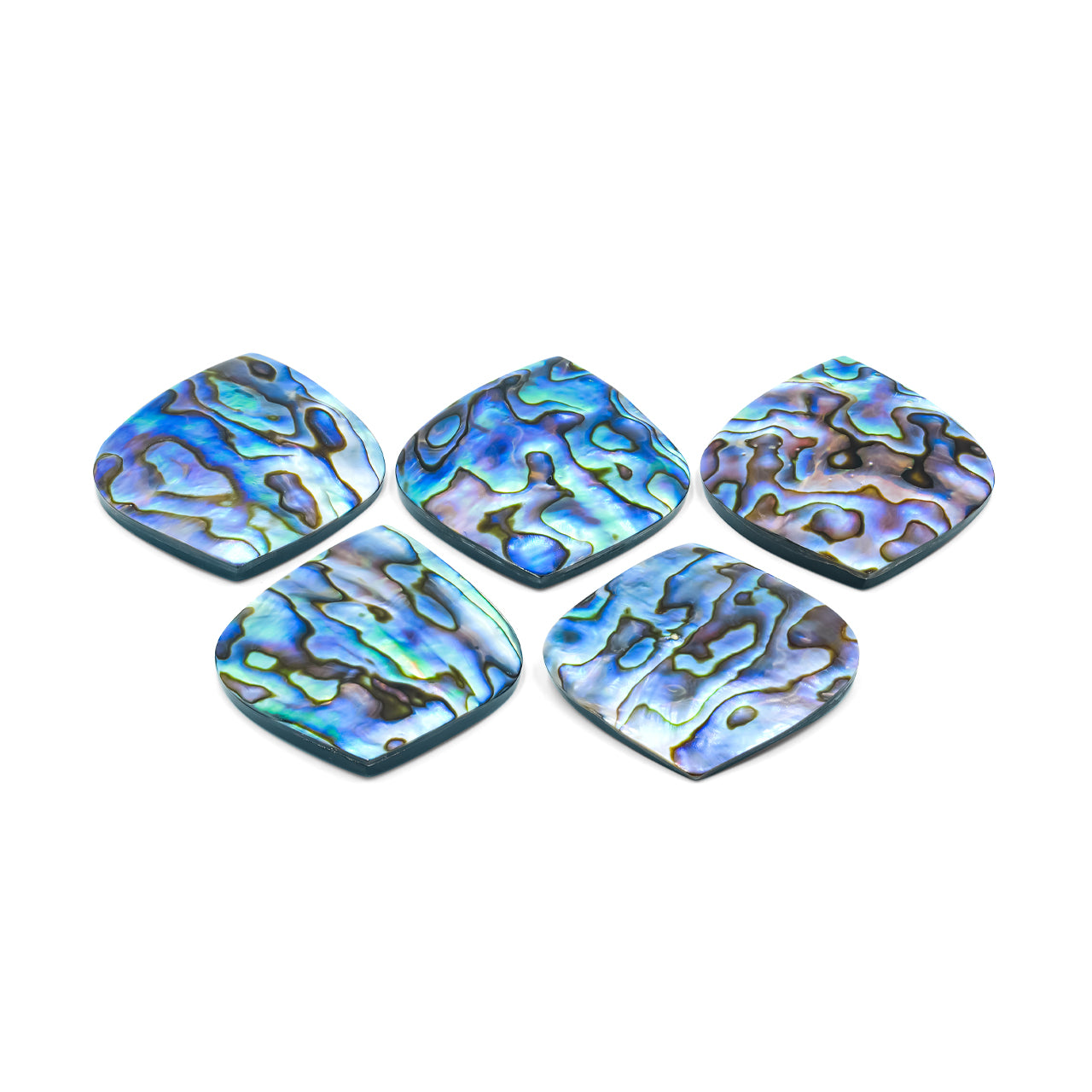 Abalone Shell 40x34 mm onion cabochon