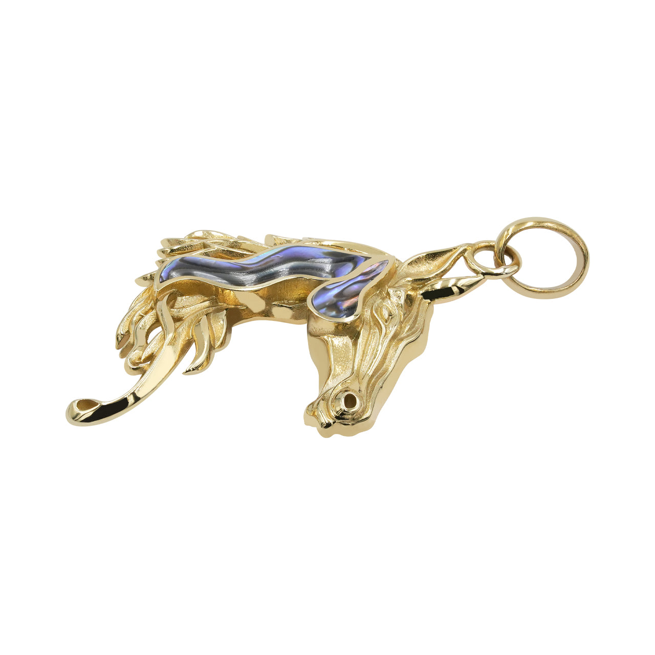 Starborn Abalone Shell Horse Head Pendant