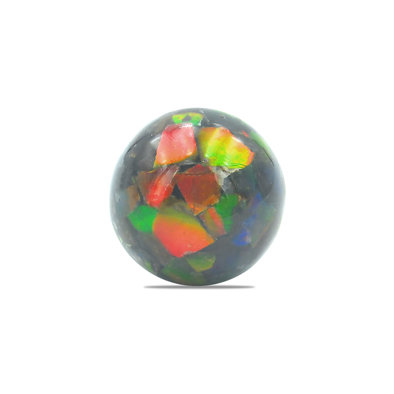 Starborn Ammolite Bead with Drilled Hole