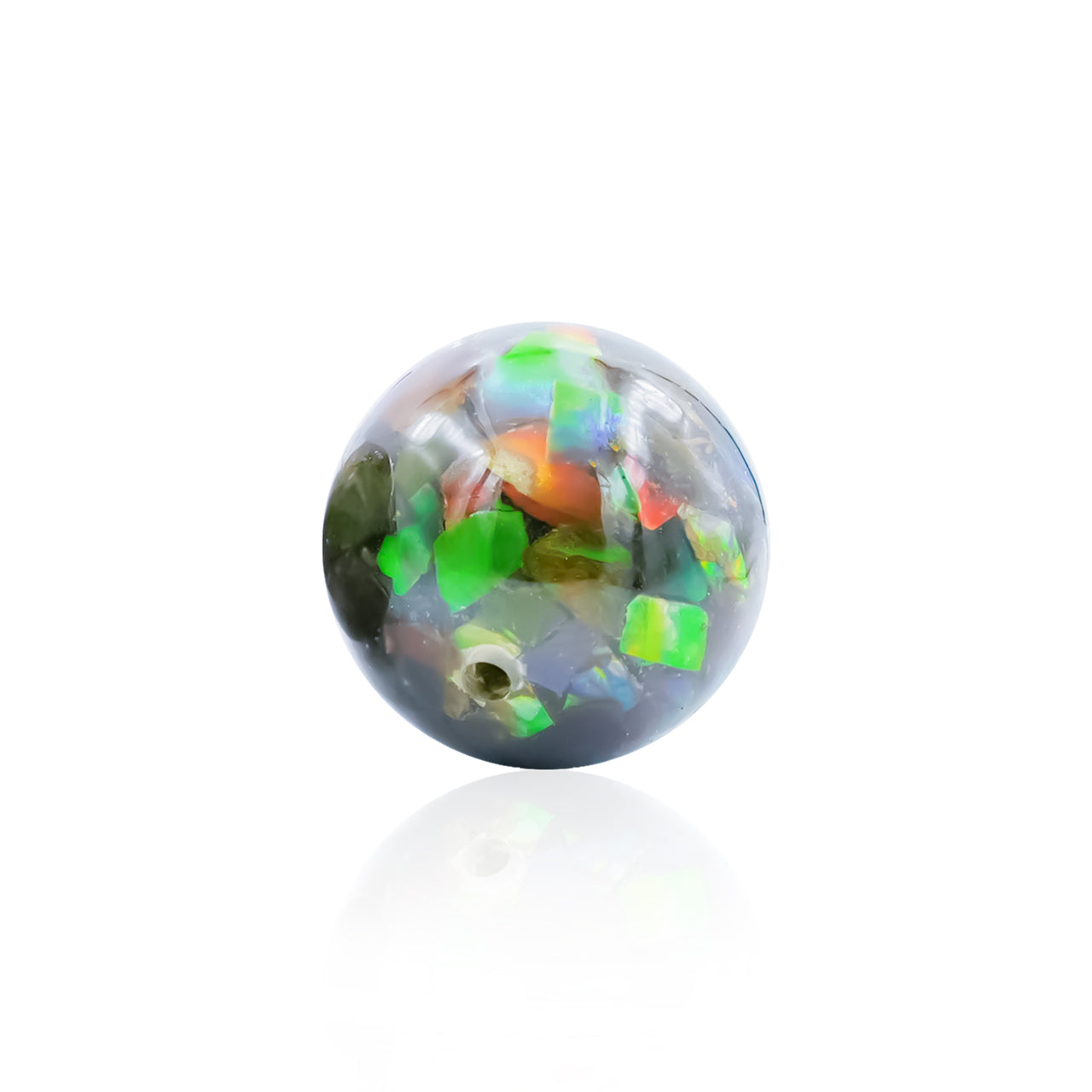Starborn Ammolite Bead with Drilled Hole