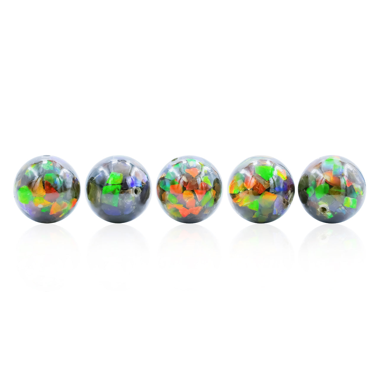 Ammolite Bead with Drilled Hole
