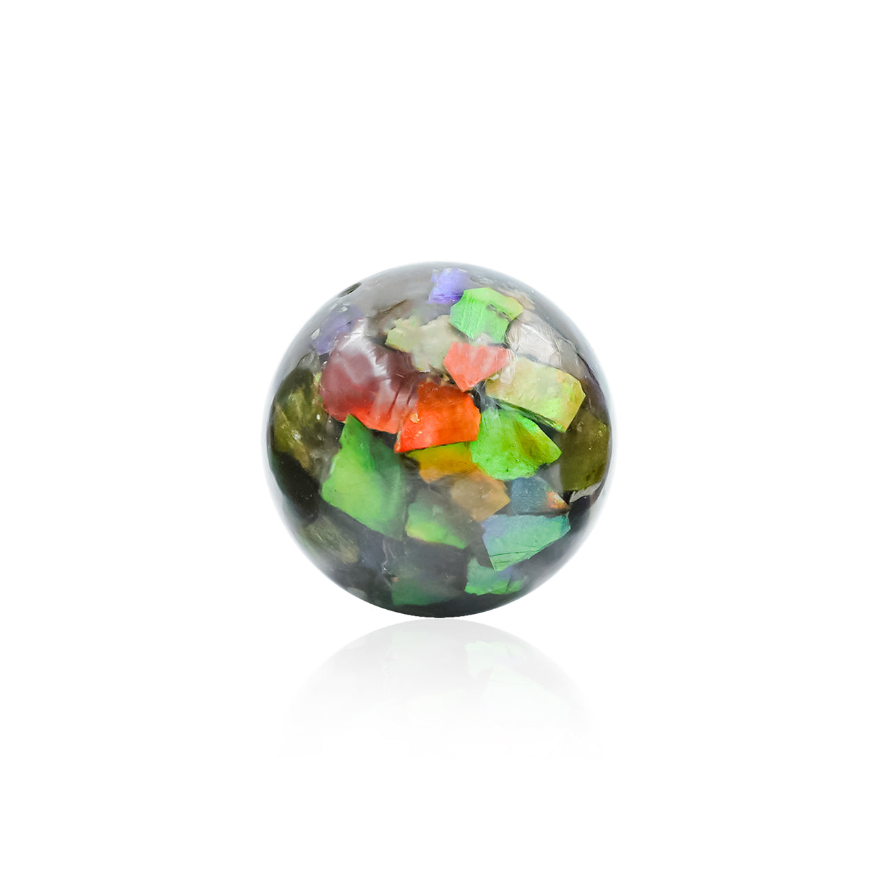 Ammolite Bead with Drilled Hole