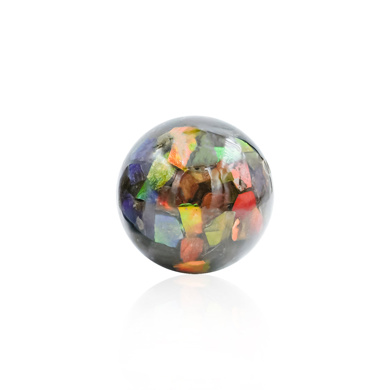 Ammolite Bead with Drilled Hole
