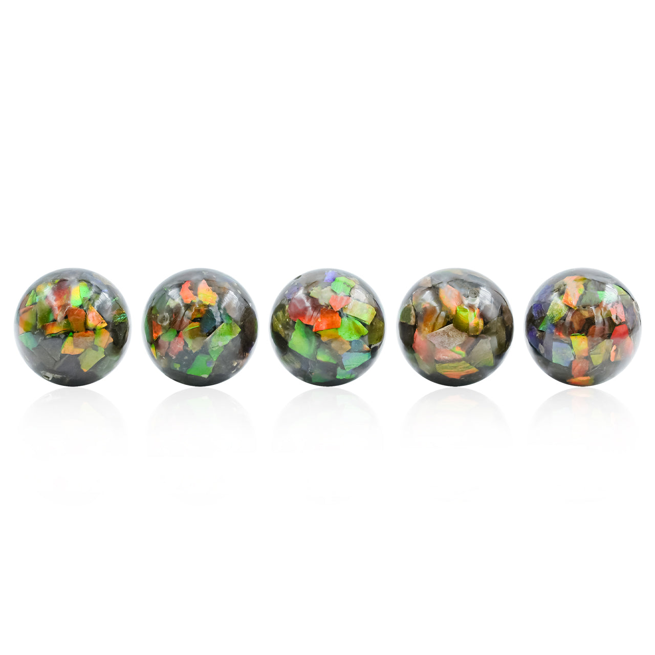 Ammolite Bead with Drilled Hole