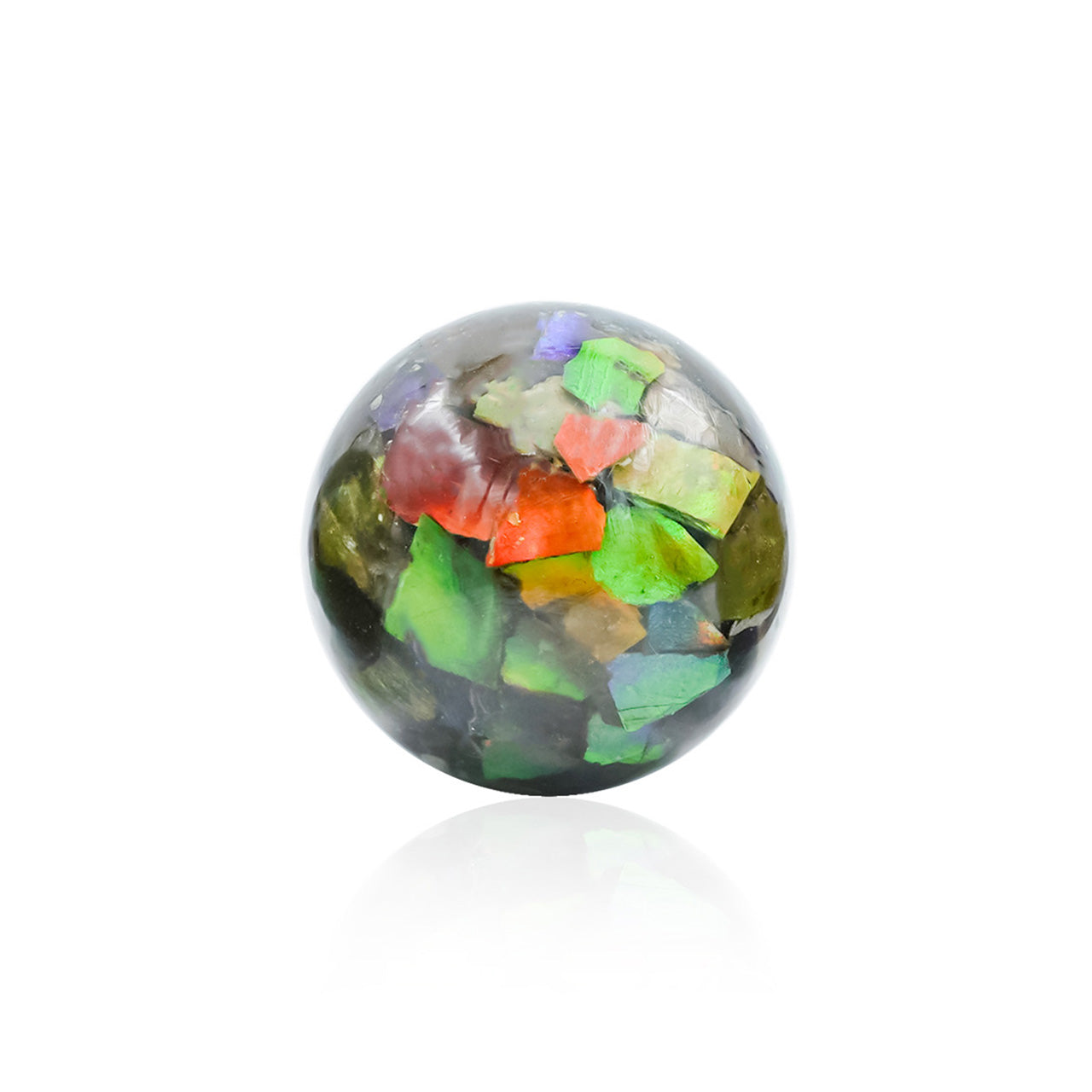 Starborn Ammolite Bead/Sphere 16 mm (non-drilled) - 1 Piece