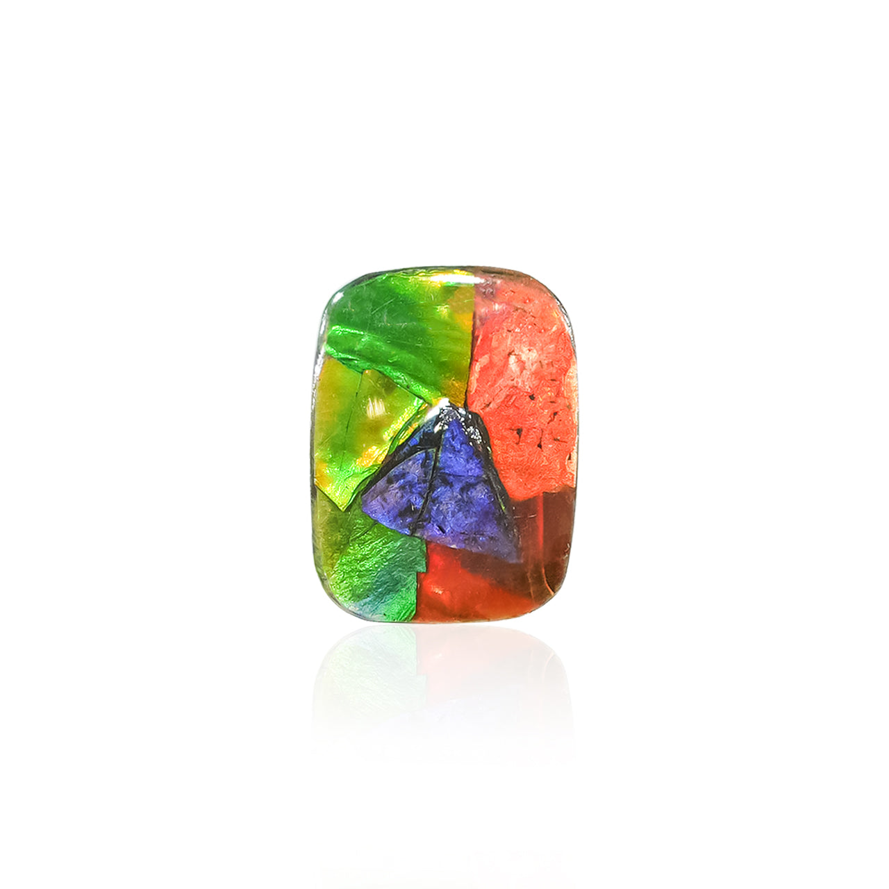 Ammolite Rectangle Cabochon