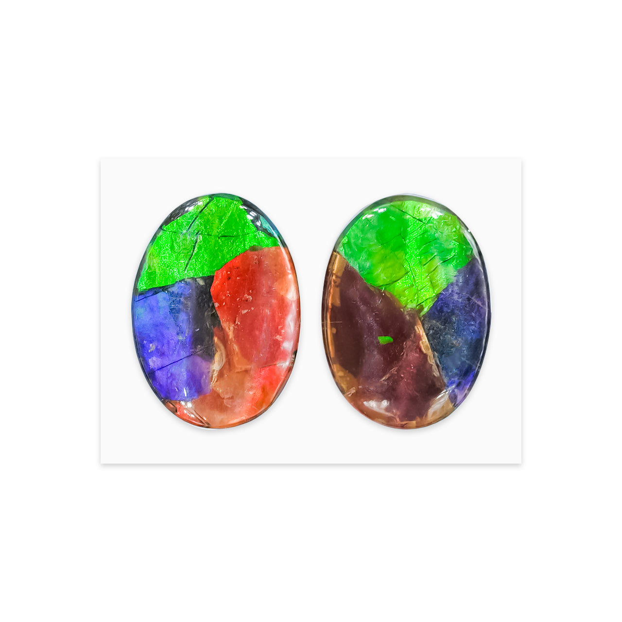 Ammolite Oval Cabochon 14x10 mm