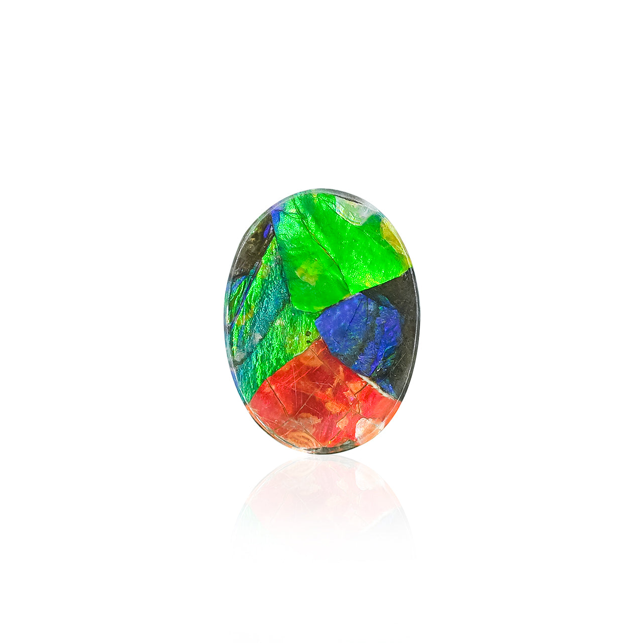 Ammolite Oval Cabochon 15x12 mm