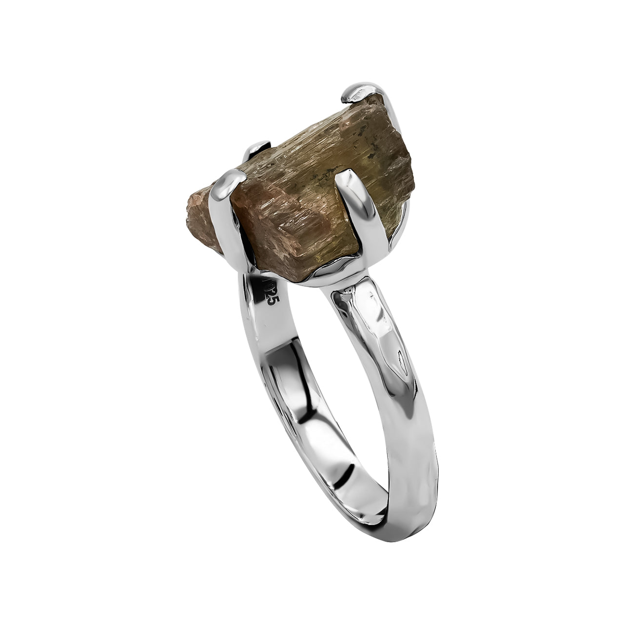 Starborn Andalusite Prong Set Ring in Sterling Silver