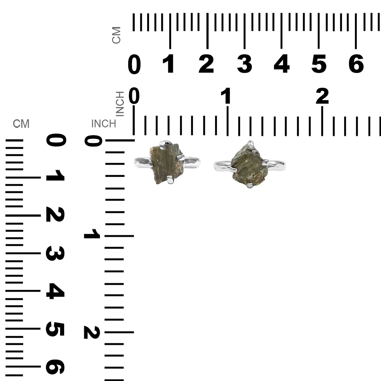 Starborn Andalusite Prong Set Ring in Sterling Silver