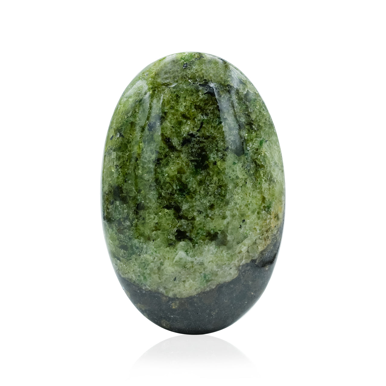 Starborn Arizona Peridot Polished Oval Palm Stone - 1 Piece