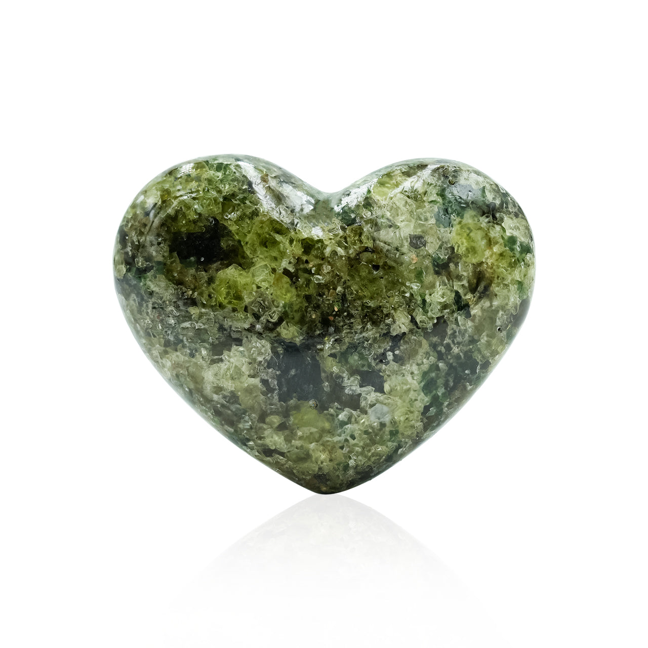 Arizona Peridot Heart 28-30 mm