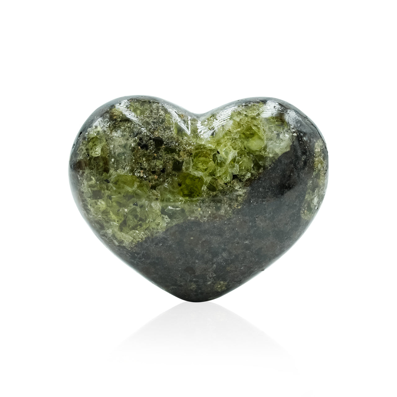 Arizona Peridot Heart 28-30 mm