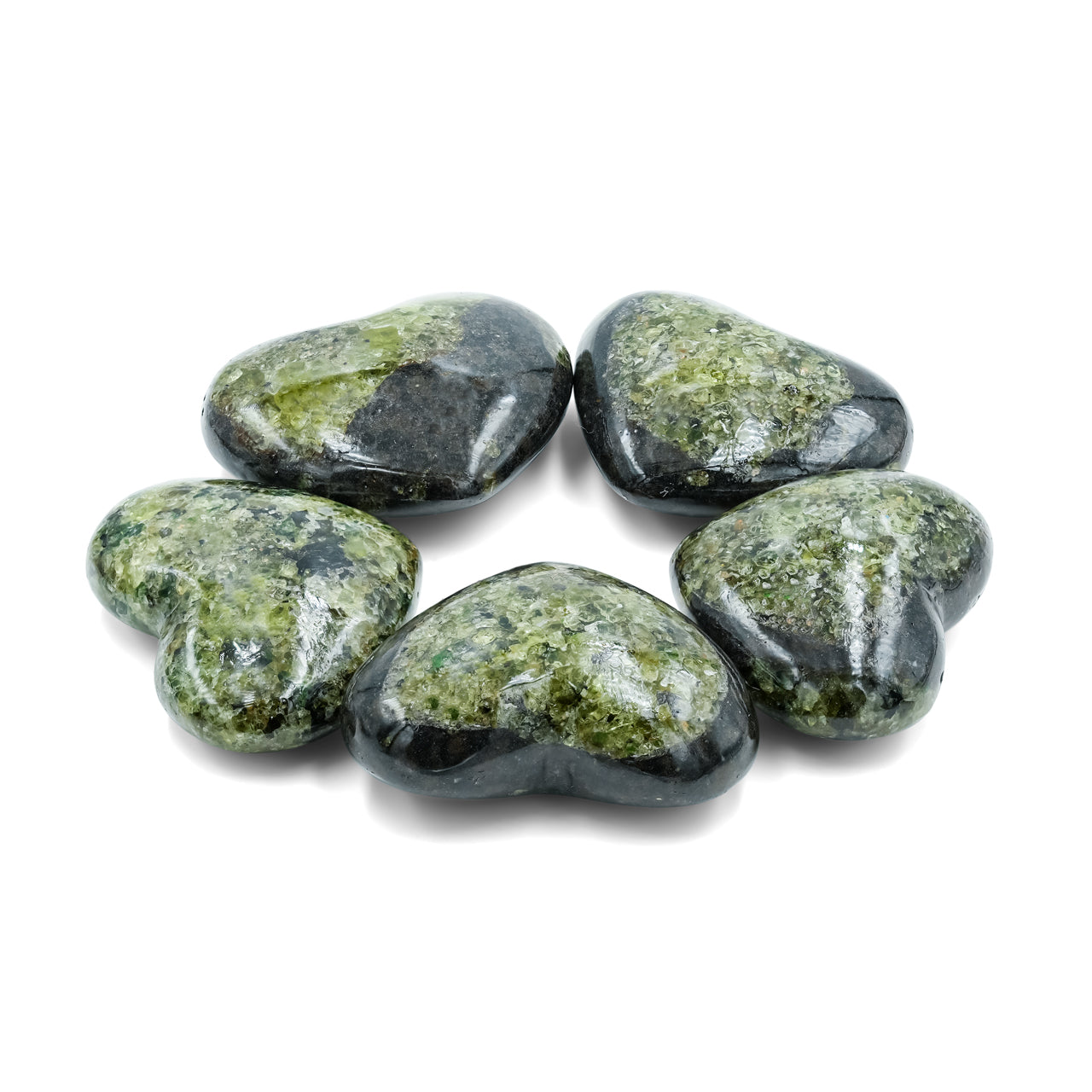 Arizona Peridot Heart 28-30 mm