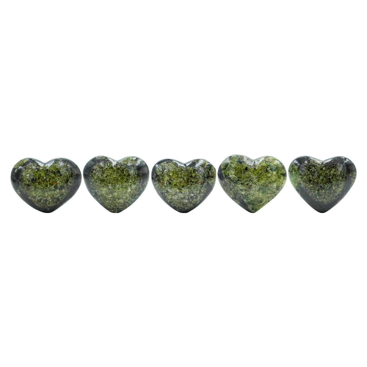 Arizona Peridot Heart 32-35 mm