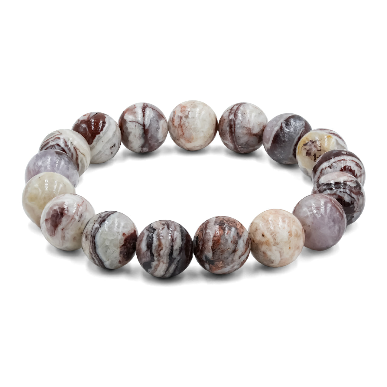 Starborn Arizona Agate Mountain Beaded Elastic Bracelet