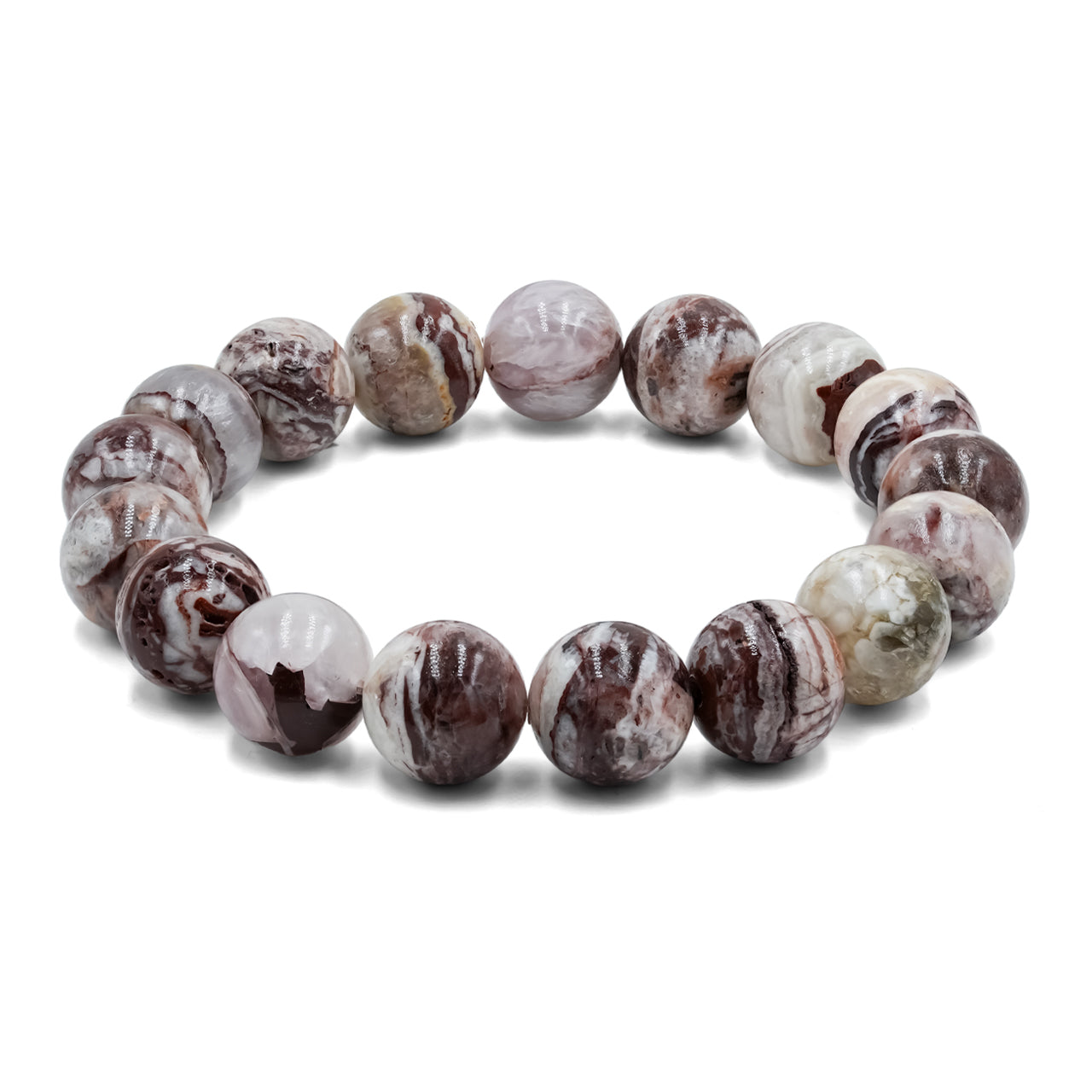 Starborn Arizona Agate Mountain Beaded Elastic Bracelet