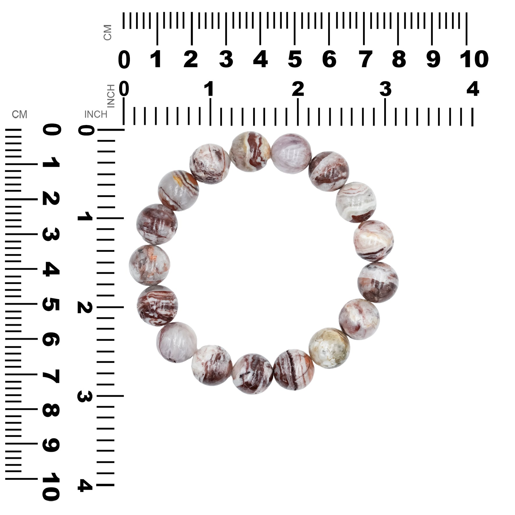 Starborn Arizona Agate Mountain Beaded Elastic Bracelet
