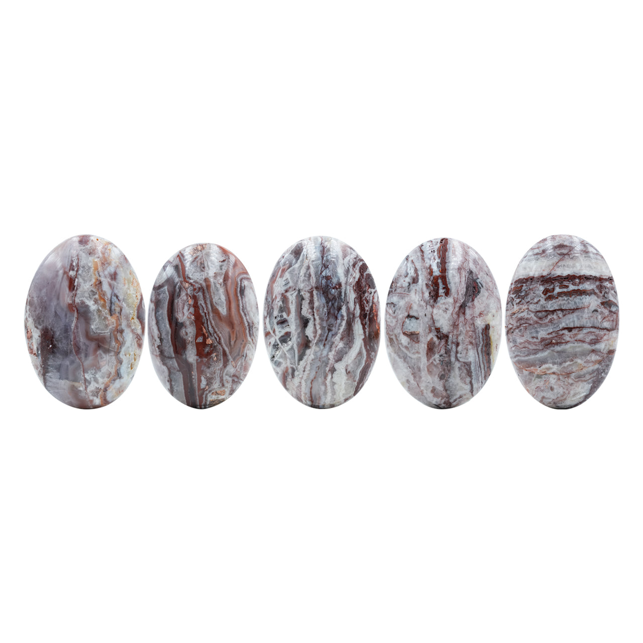 Starborn Agate Polished Oval Palm Stone - 1 Piece