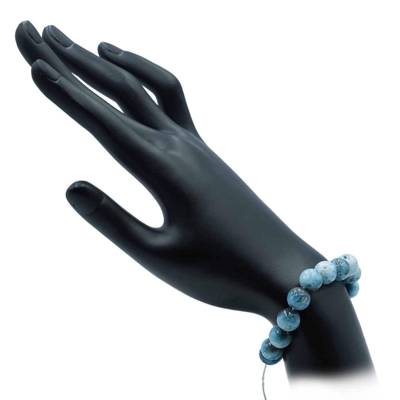 Starborn Blue Ice Glacierite Adjustable Bead Bracelet