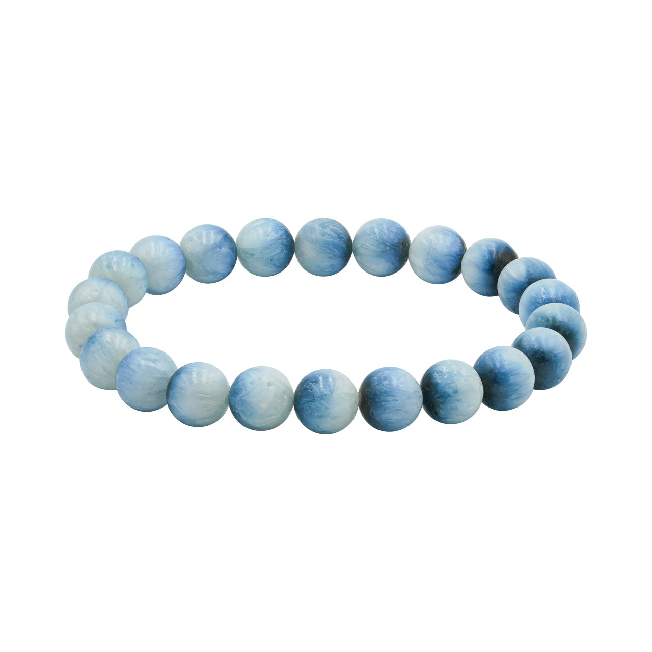Starborn Blue Ice Glacierite Elastic Beaded Bracelet