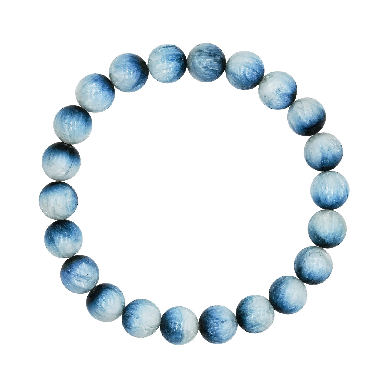 Starborn Blue Ice Glacierite Elastic Beaded Bracelet