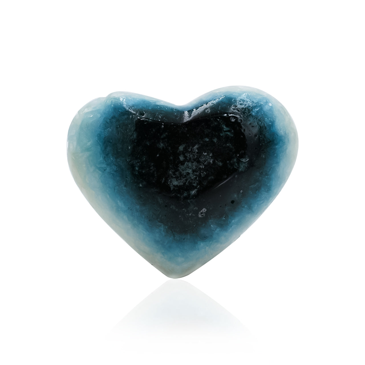 Starborn Heart Blue Ice Glacierite Cabochon - 1 piece