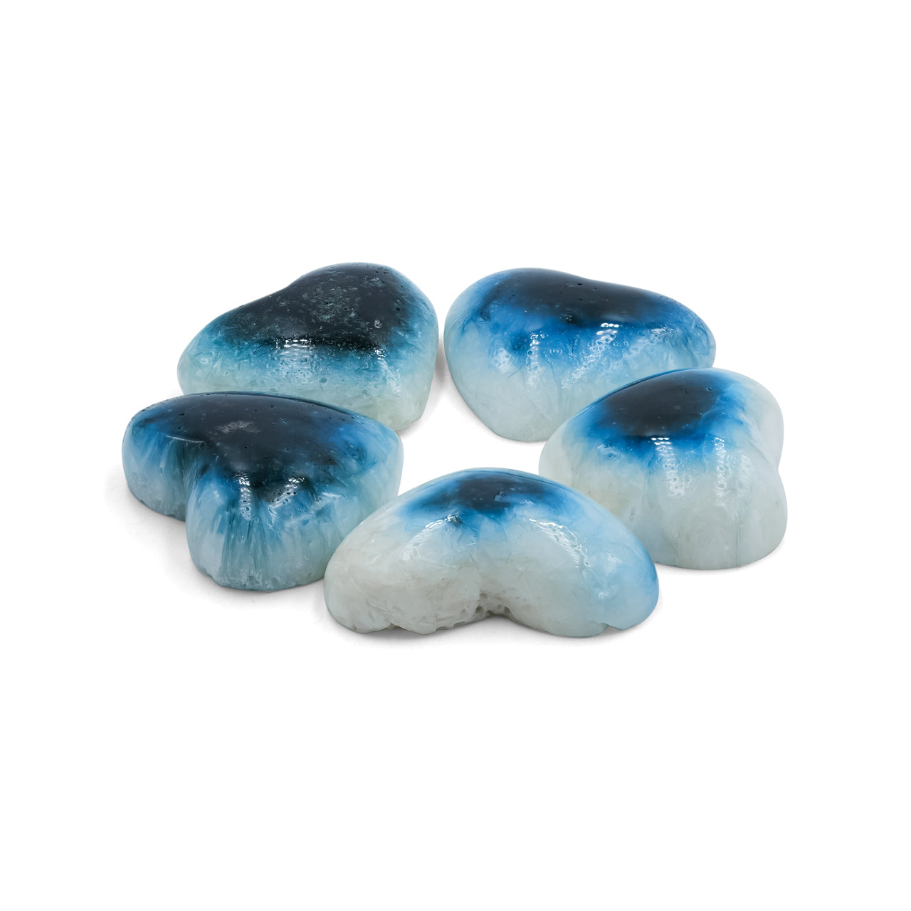 Starborn Heart Blue Ice Glacierite Cabochon - 1 piece