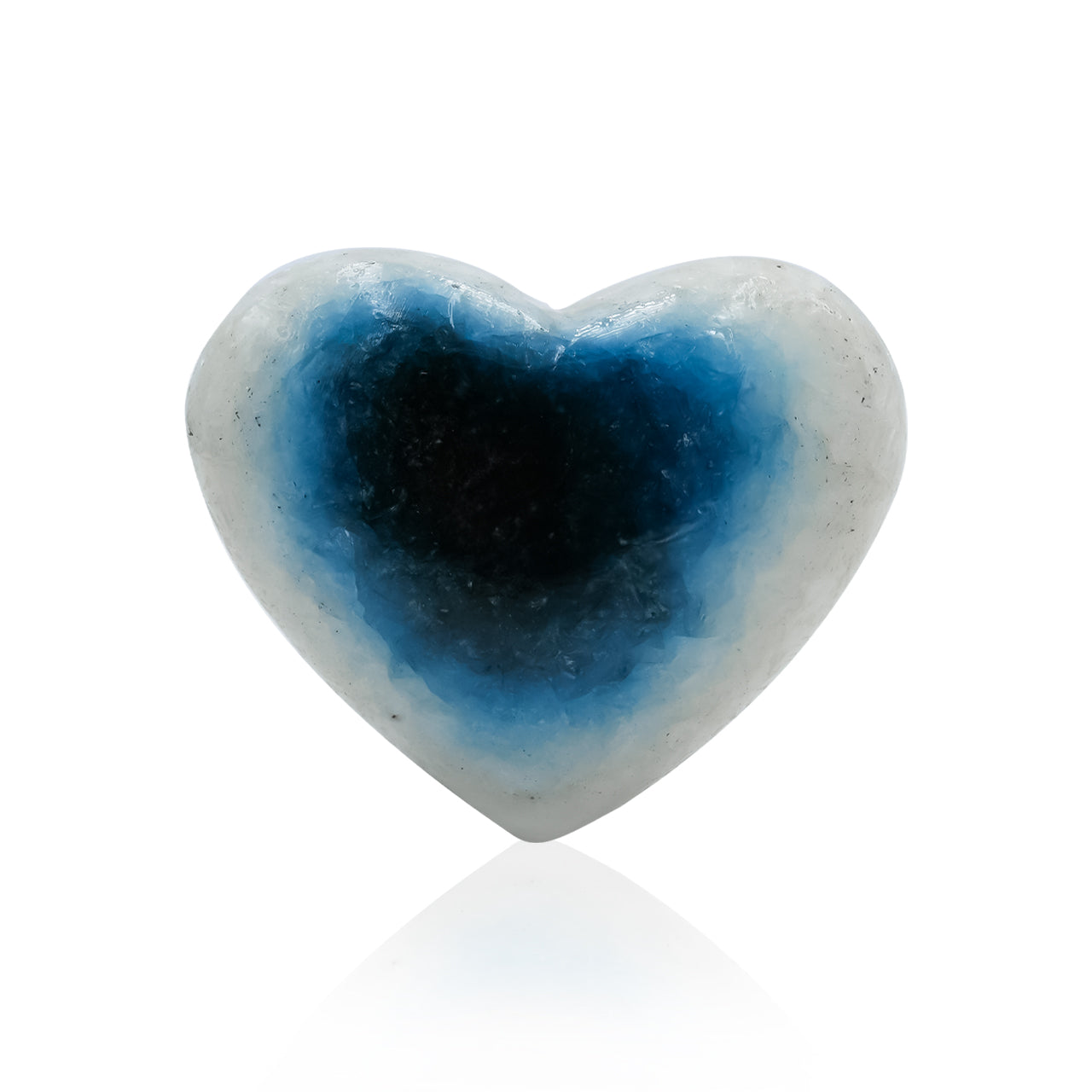 Starborn Heart Blue Ice Glacierite Cabochon - 1 piece