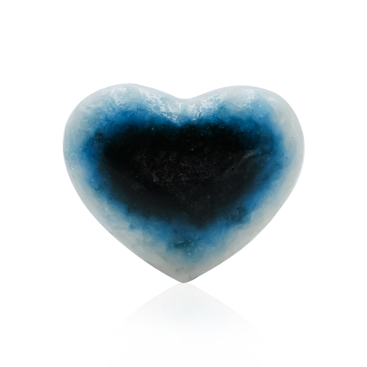 Starborn Heart Blue Ice Glacierite Cabochon - 1 piece