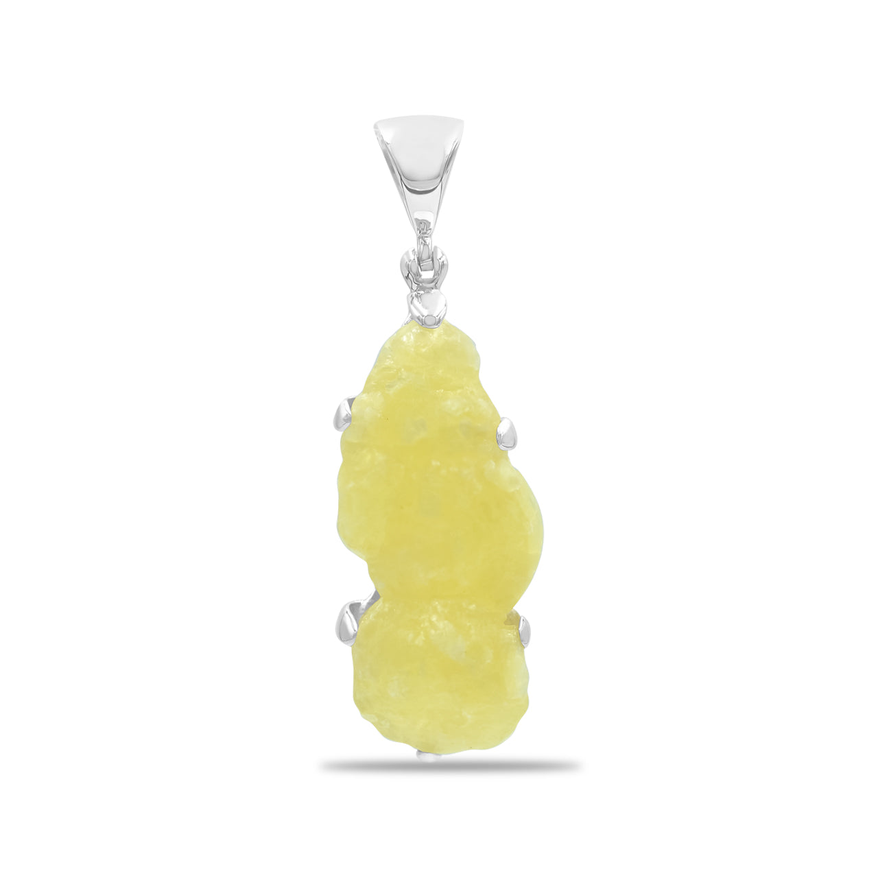 Starborn Brucite Pendant in Sterling Silver