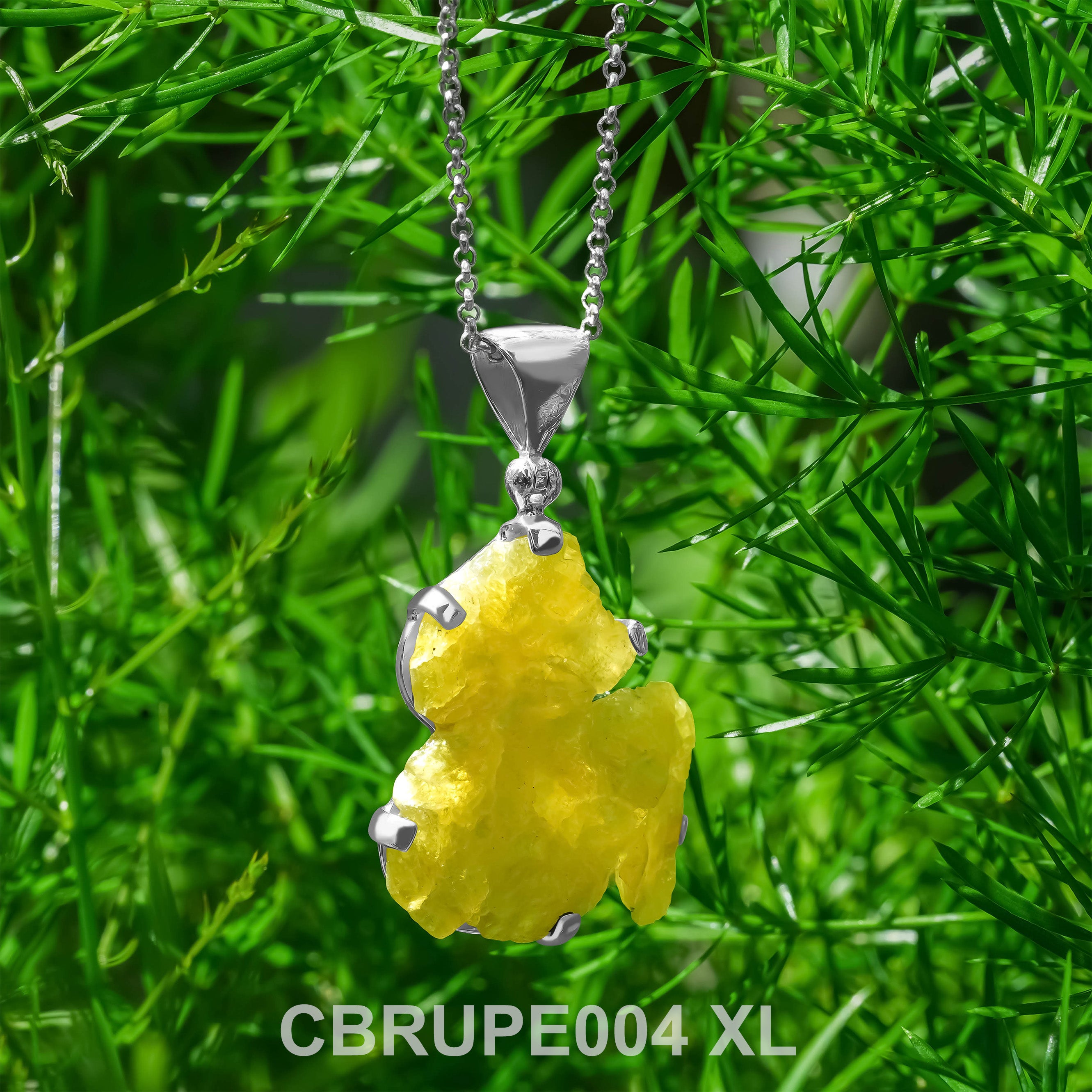 Colgante de brucita Starborn en plata de ley