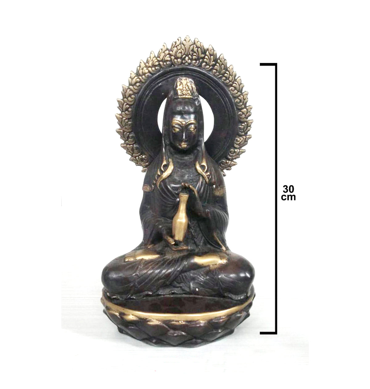 Estatua decorativa de latón de la Diosa Guanyin de Starborn
