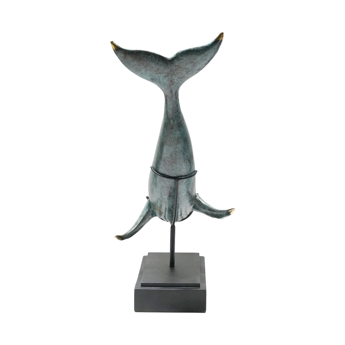 Starborn Sitzender Buddha-Meditations-Statue aus Messing